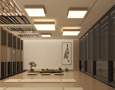 Éclairage professionnel bureaux — aménagement bureau professionnel, salle de réunion design tertiaire