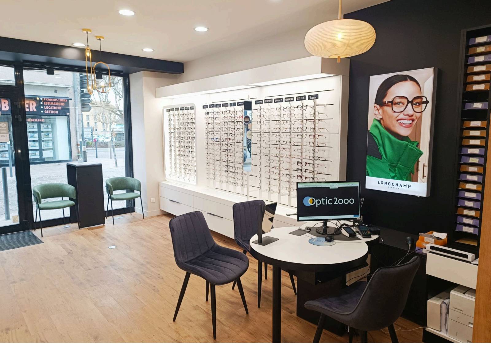 Agencement magasin Optic 2000 Castelnaudary